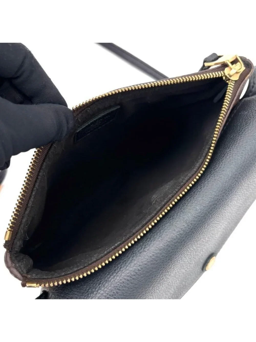 Louis Vuitton Monogram Twice Shoulder Bag Crossbody Gold